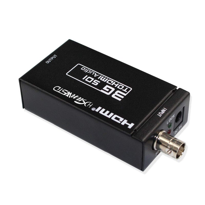 HDSUNWSTD SDI to HDMI Adapter Video Converter Mini 3G HD 720p/1080p Sdi Hdmi Adapter for HD-SDI and 3G-SDI Signals - Image 3